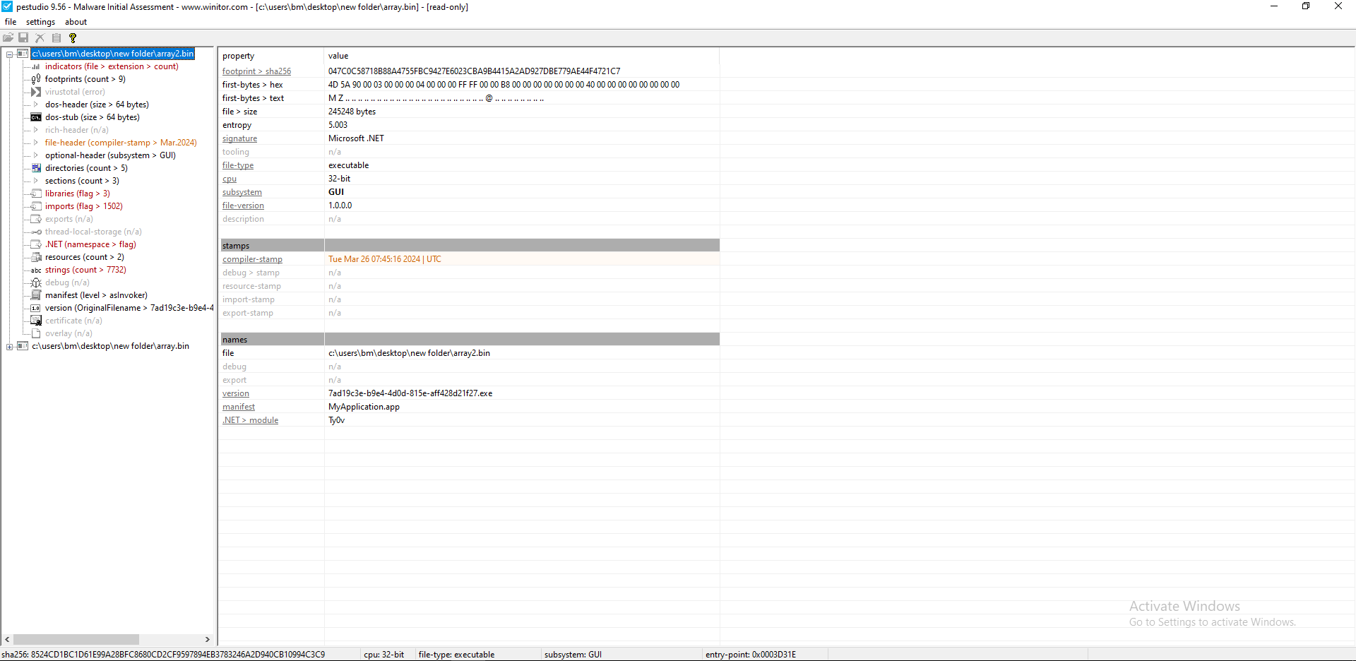 Malware Analysis - FormBook - Bar Magnezi [0xMrMagnezi]